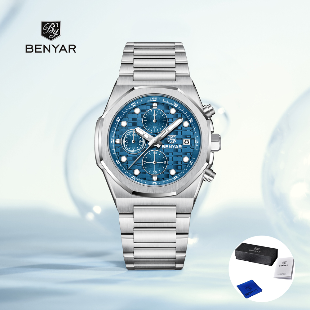 Luxury Watch Men - 2025 nuevos relojes BENYAR para hombre,