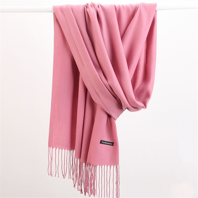 Cashmere Scarf - Moda Color sólido 2023 bufanda de