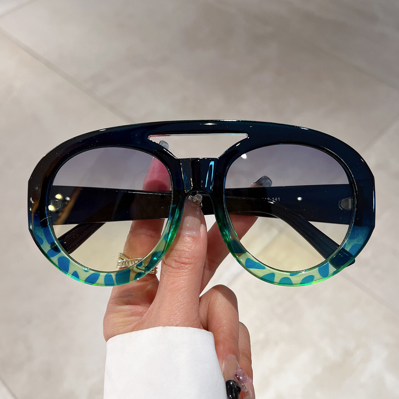 Sunglasses Uv400 - Gafas de Sol Redondas Extra Grandes
