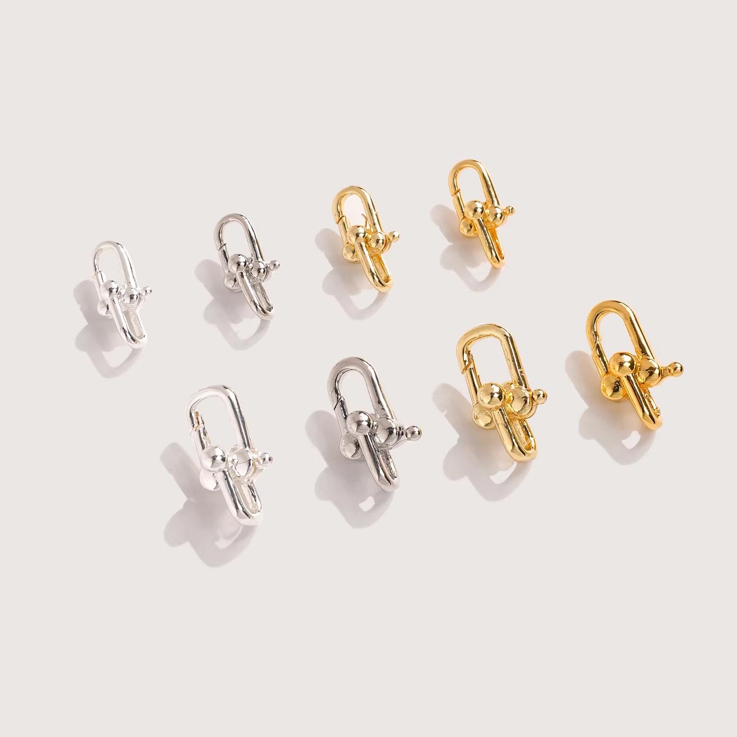 Gold Plated Jewelry - Cierre a Presión Chapado en Oro