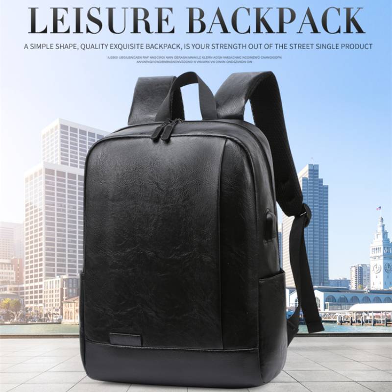 Leather Briefcase - Mochila de moda para hombre, maletín
