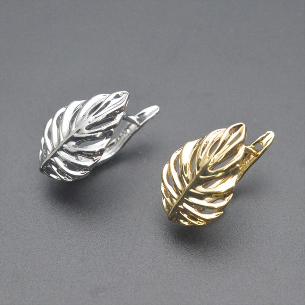 Gold Plated Jewelry - 1/2 Piezas de Broches para Pendientes