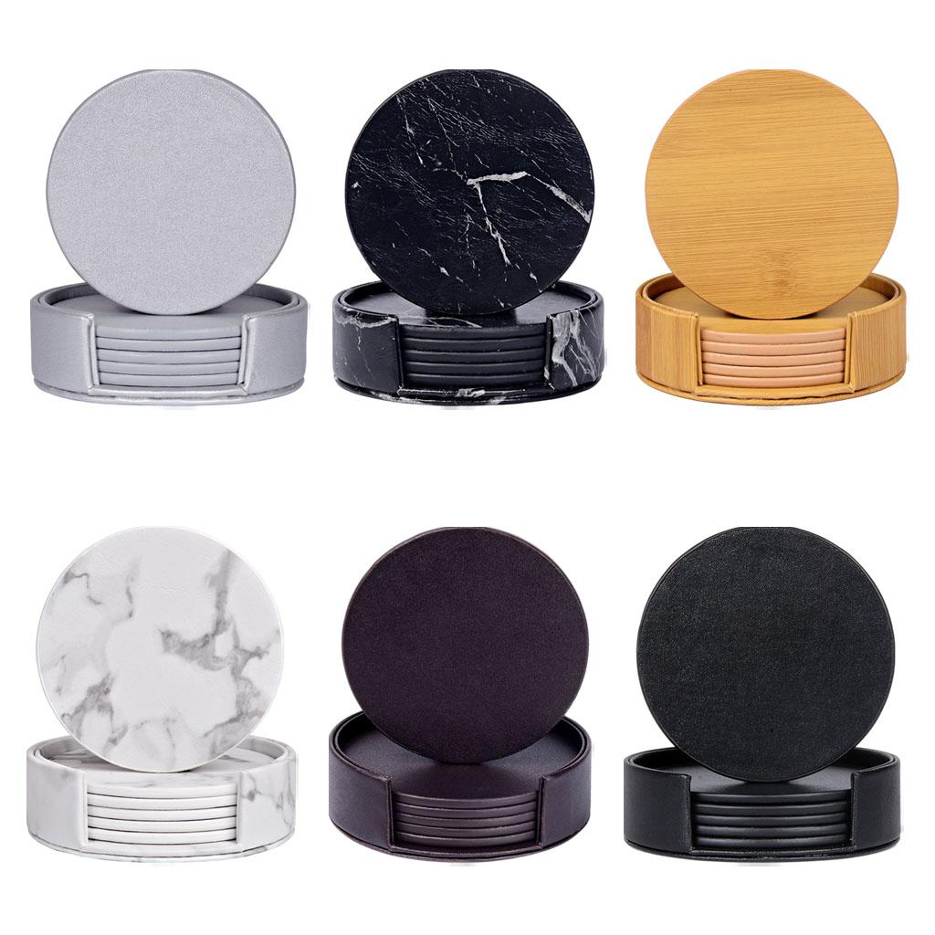 Posavasos redondos de mármol c - Marble Coaster Set reseña y precio