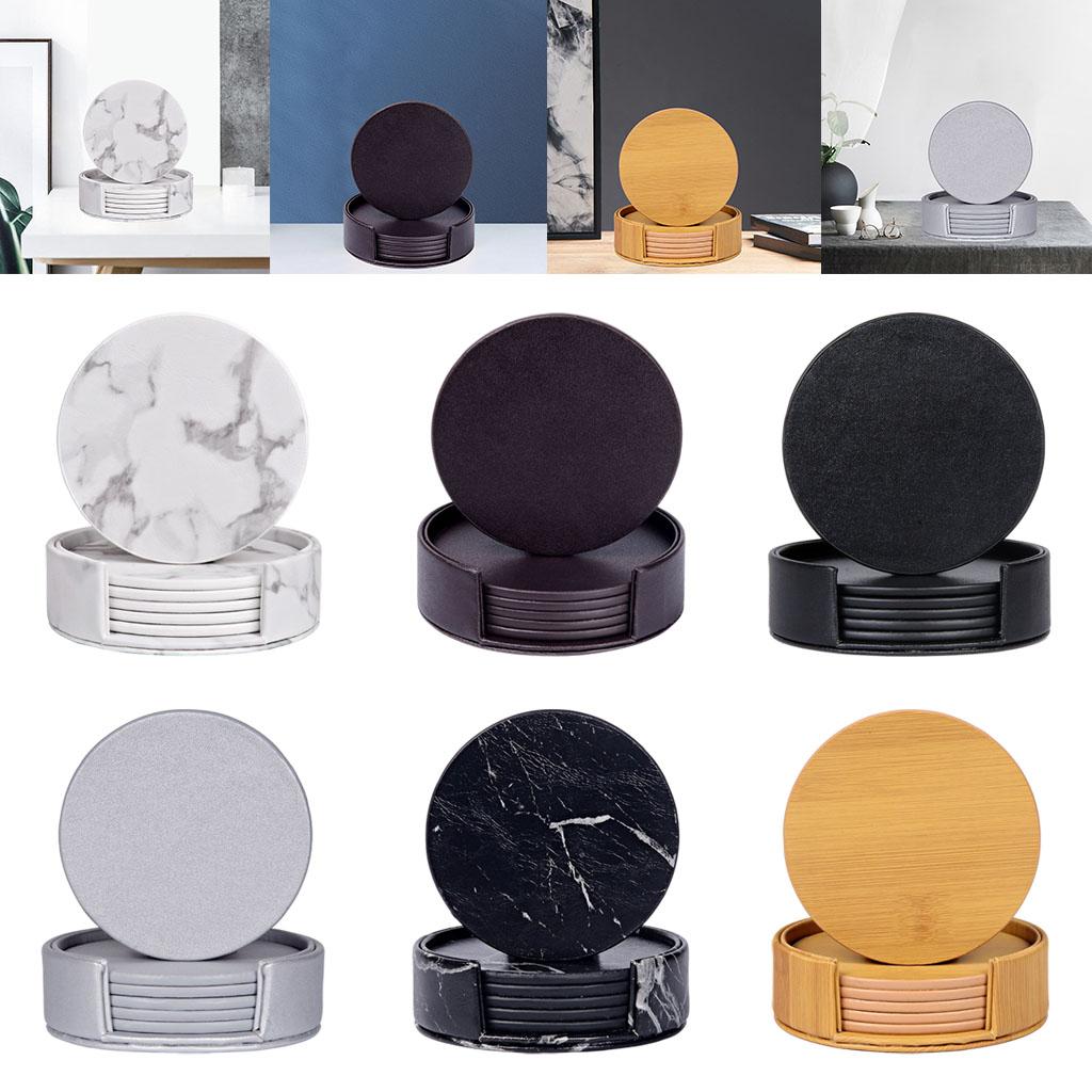 Posavasos redondos de mármol c - Marble Coaster Set reseña y precio
