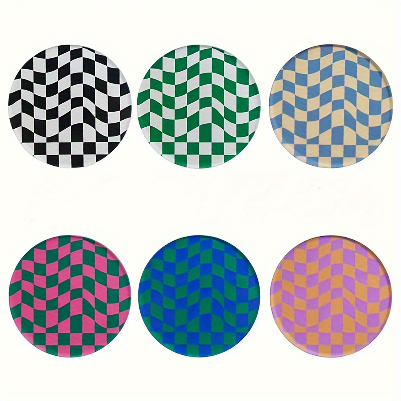 6 piezas - Posavasos de madera - Marble Coaster Set reseña y precio