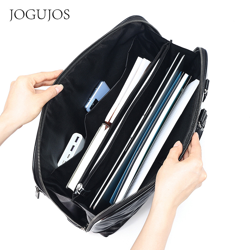 2025 nuevos bolsos de cuero ge - Leather Briefcase reseña y precio
