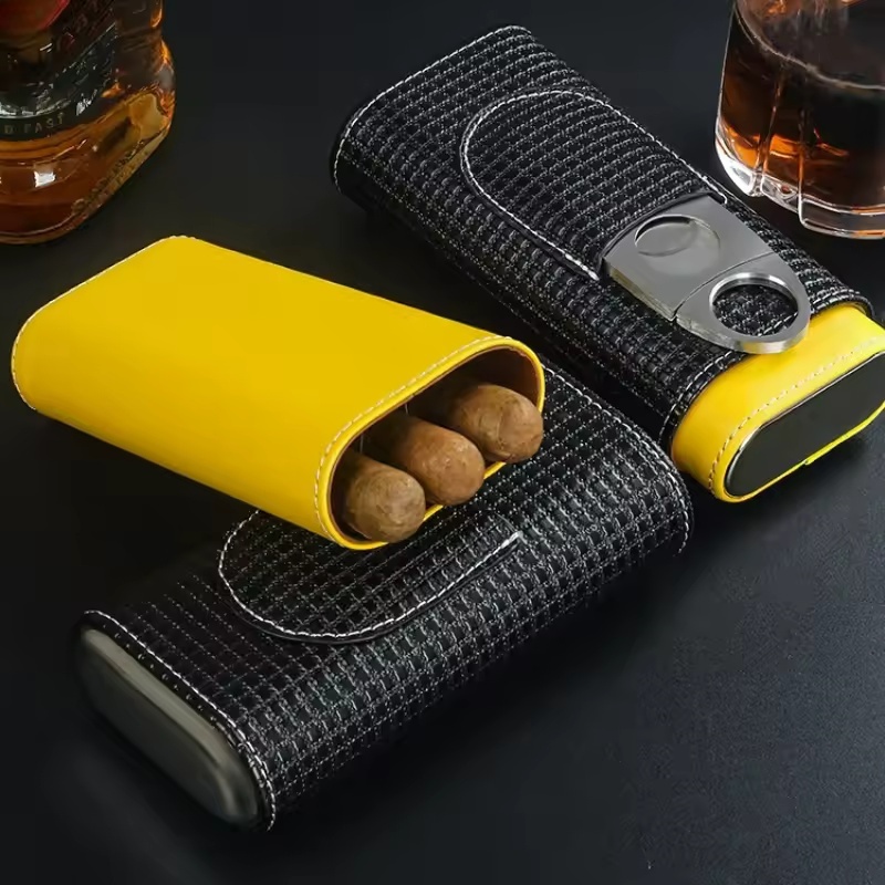 Estuche Humidor Portátil de Cu - Premium Cigar Case reseña y precio