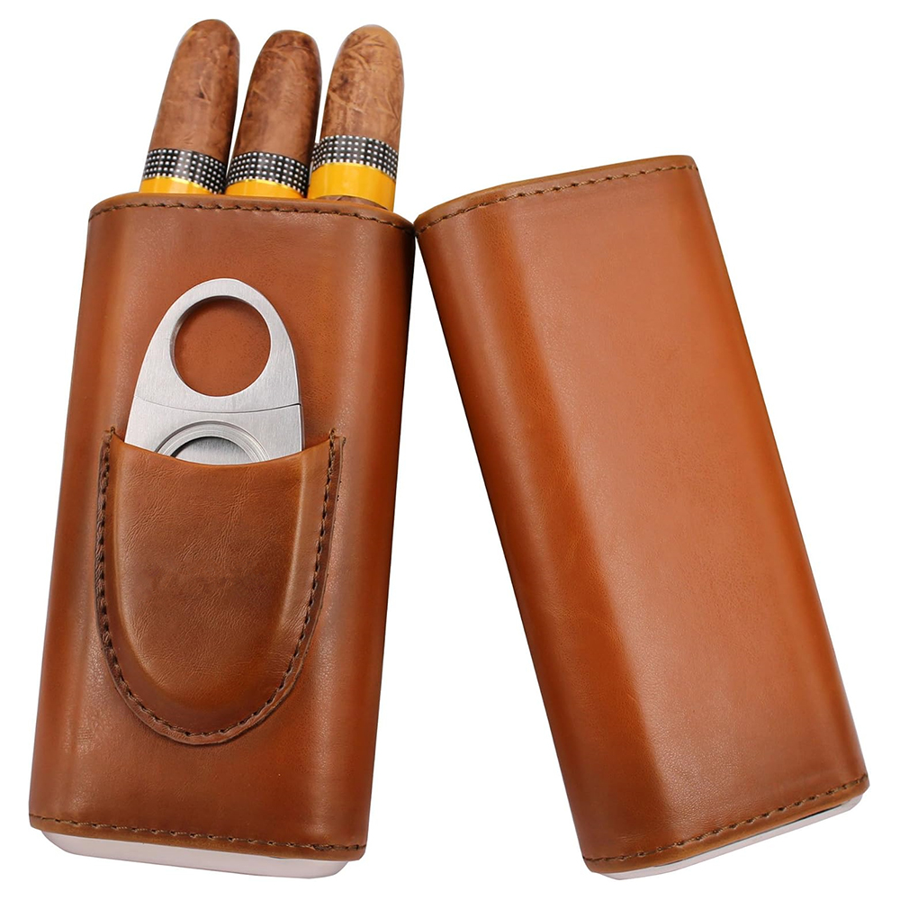 Estuche de Cuero para Cigarros - Premium Cigar Case reseña y precio