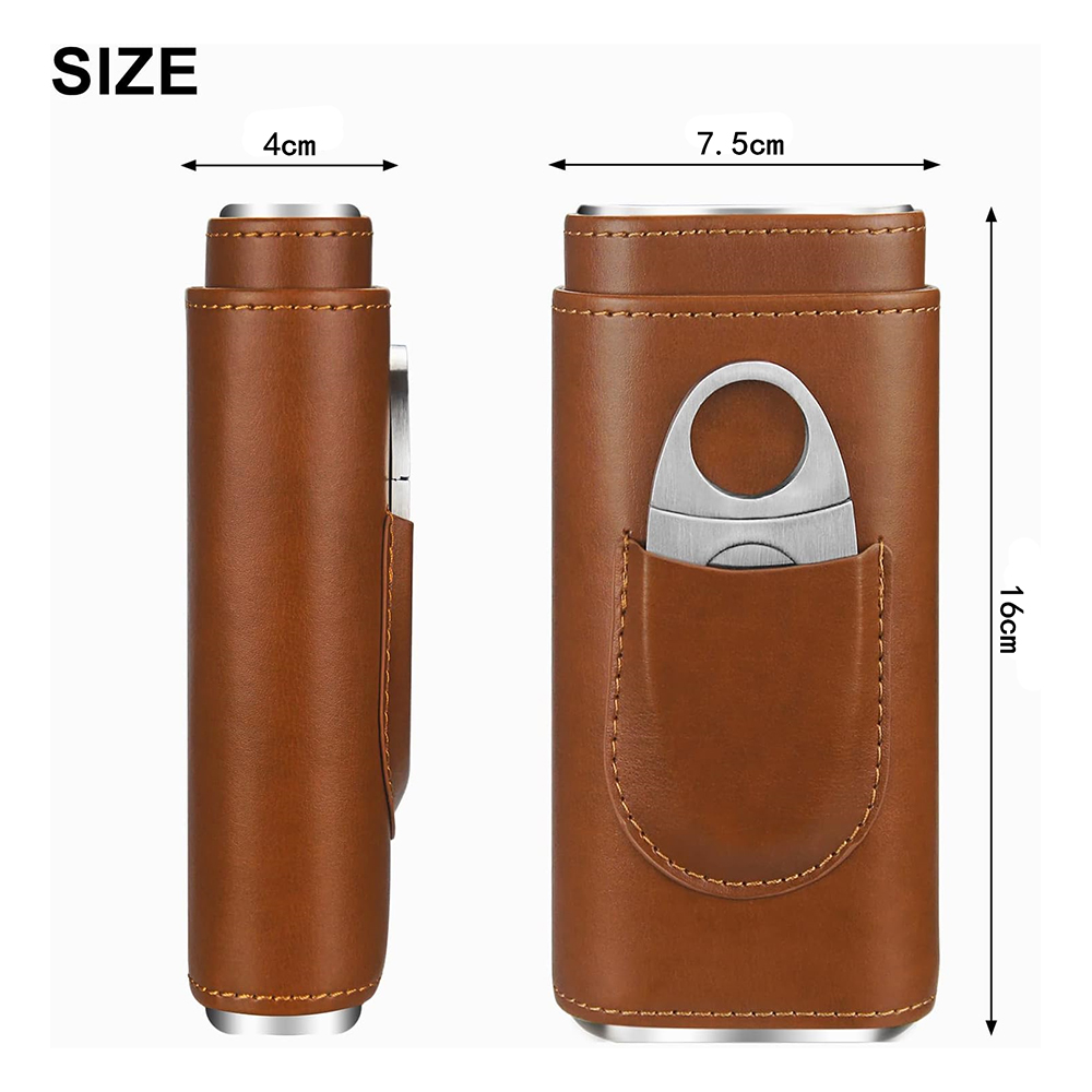 Estuche de Cuero para Cigarros - Premium Cigar Case reseña y precio