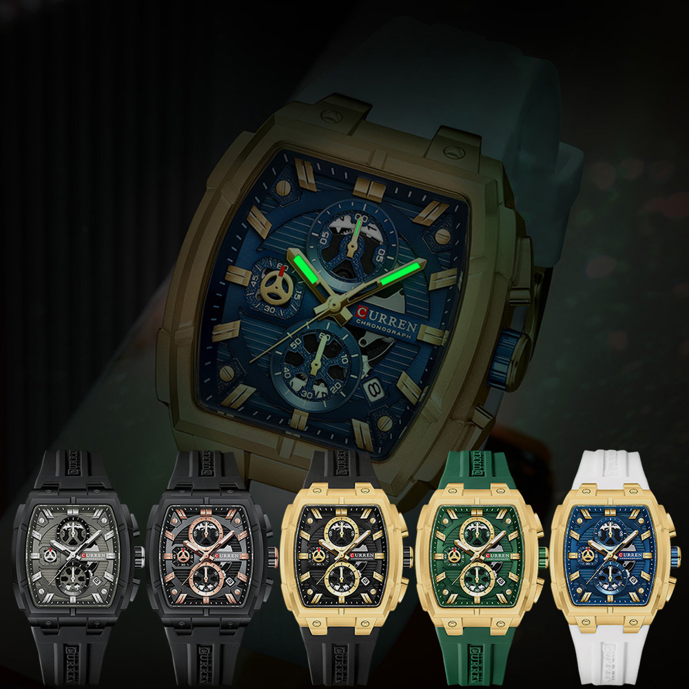 Reloj CURREN de Lujo Vintage p - Luxury Watch Men reseña y precio