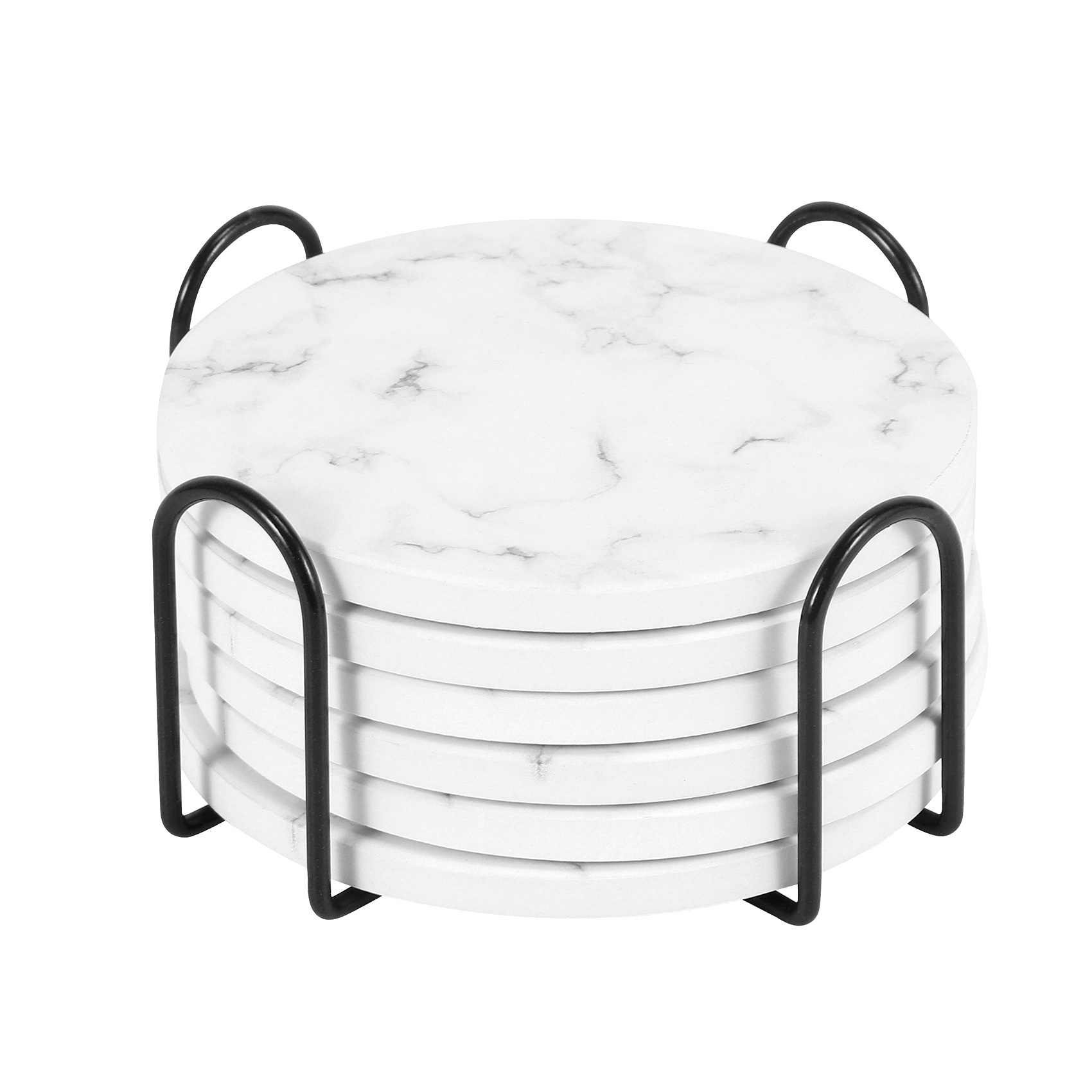 ABAH-Juego de posavasos absorb - Marble Coaster Set reseña y precio