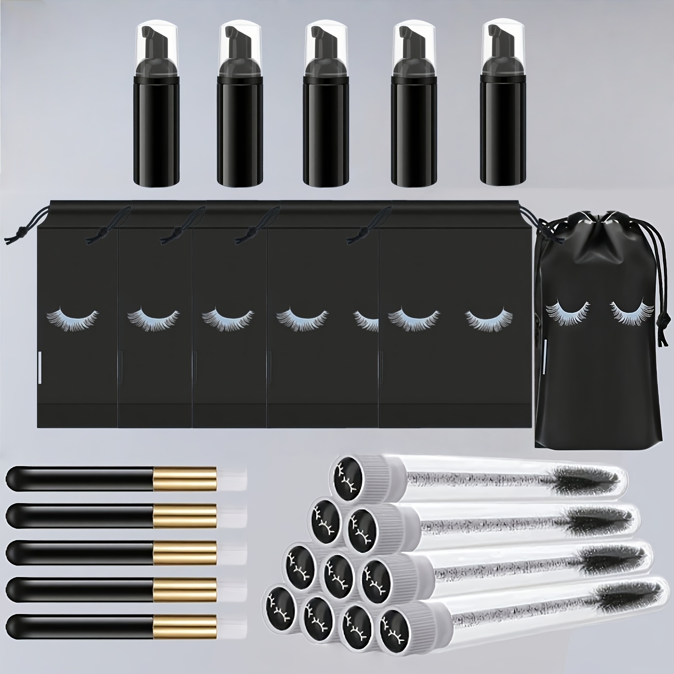 Kit de cuidado de pestañas de  - Travel Luggage Set reseña y precio