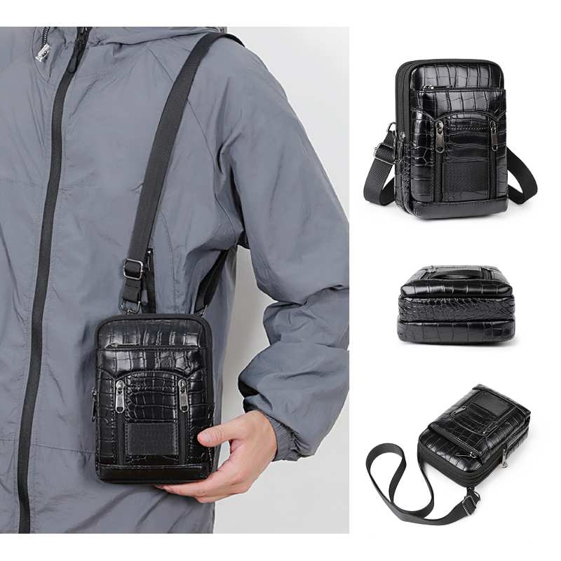 Bolso de hombro tipo bandolera - Leather Wallet Men reseña y precio