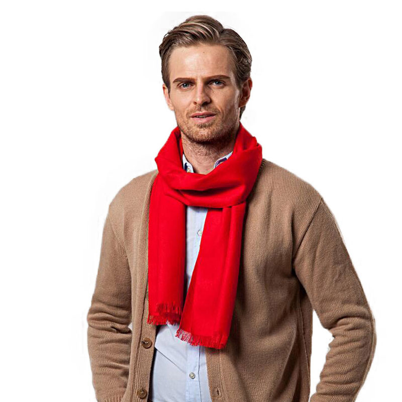 Moda invierno Color sólido hom - Cashmere Scarf reseña y precio
