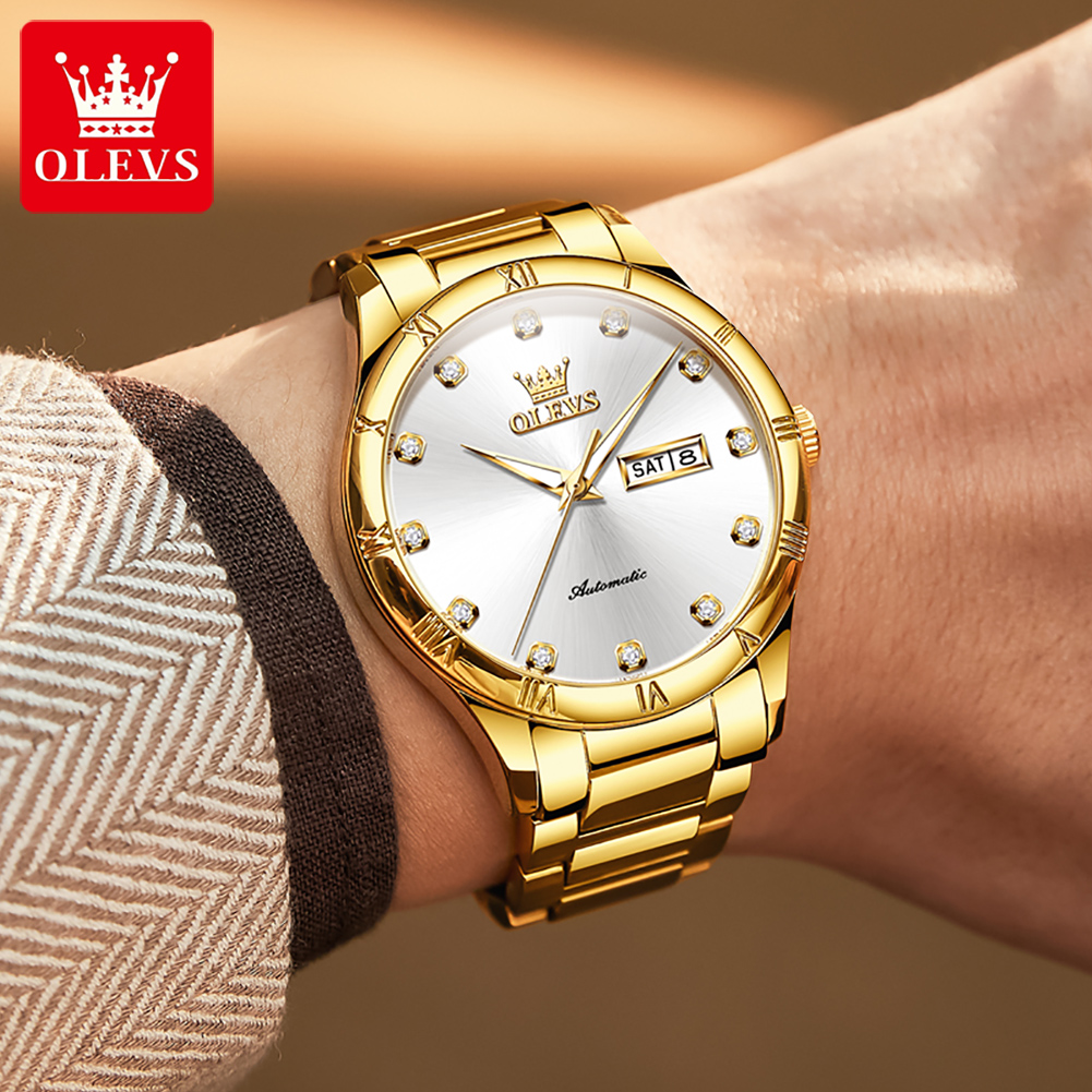 Relojes OLEVS para hombre, rel - Luxury Watch Men reseña y precio
