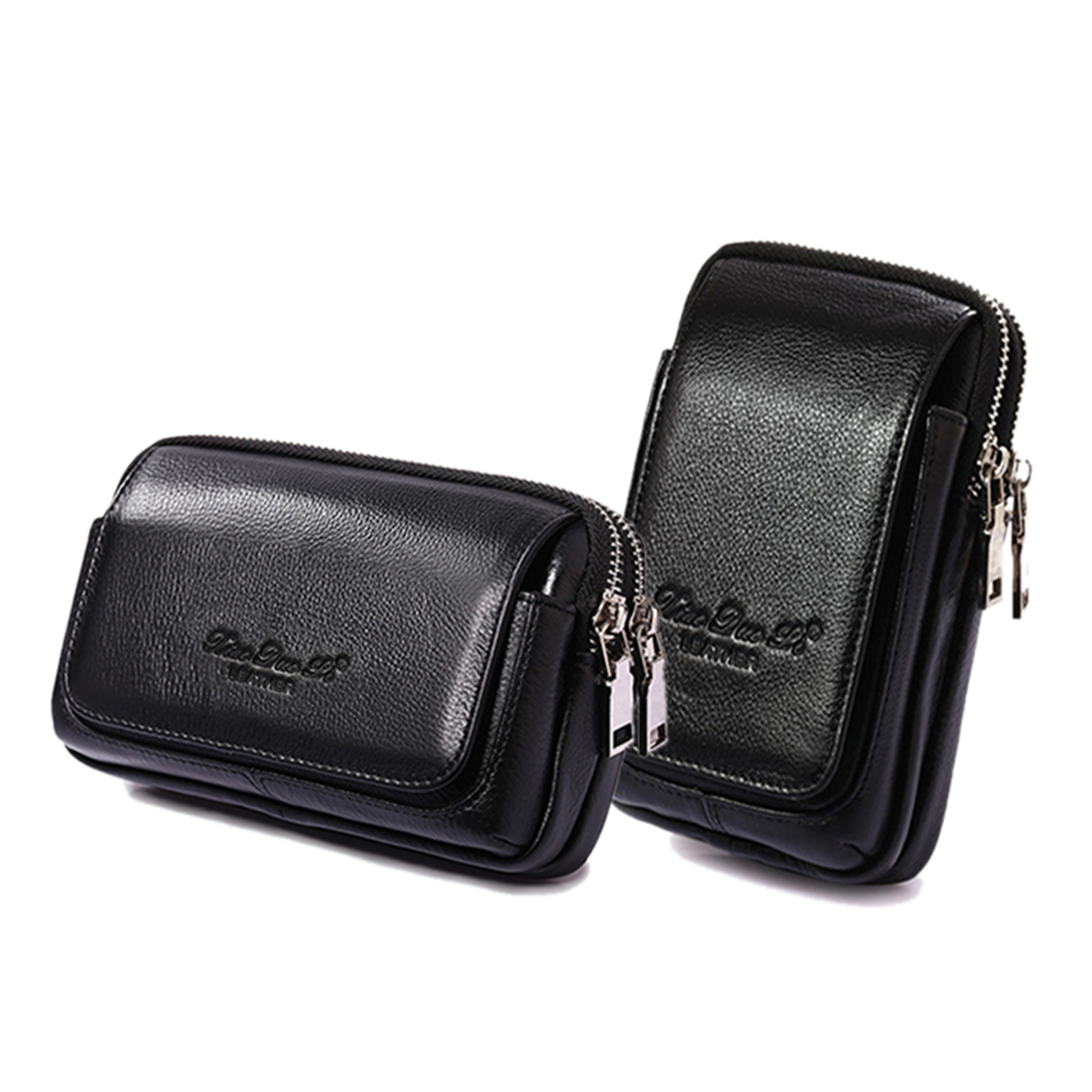 Riñonera de cuero genuino para - Leather Wallet Men reseña y precio