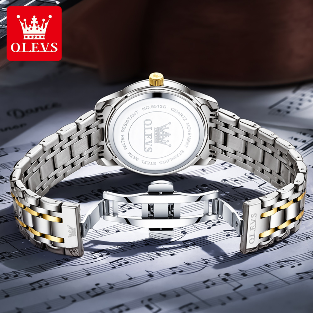 Marca OLEVS, relojes de moda p - Luxury Watch Men reseña y precio
