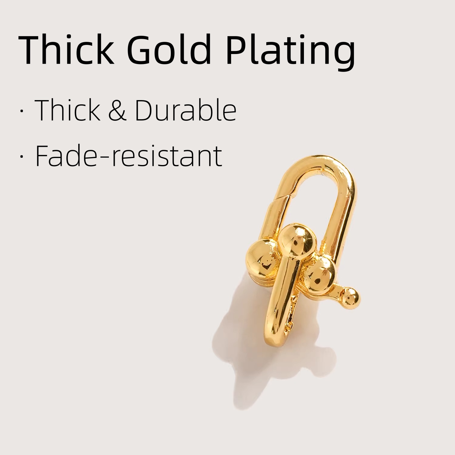 Cierre a Presión Chapado en Or - Gold Plated Jewelry reseña y precio