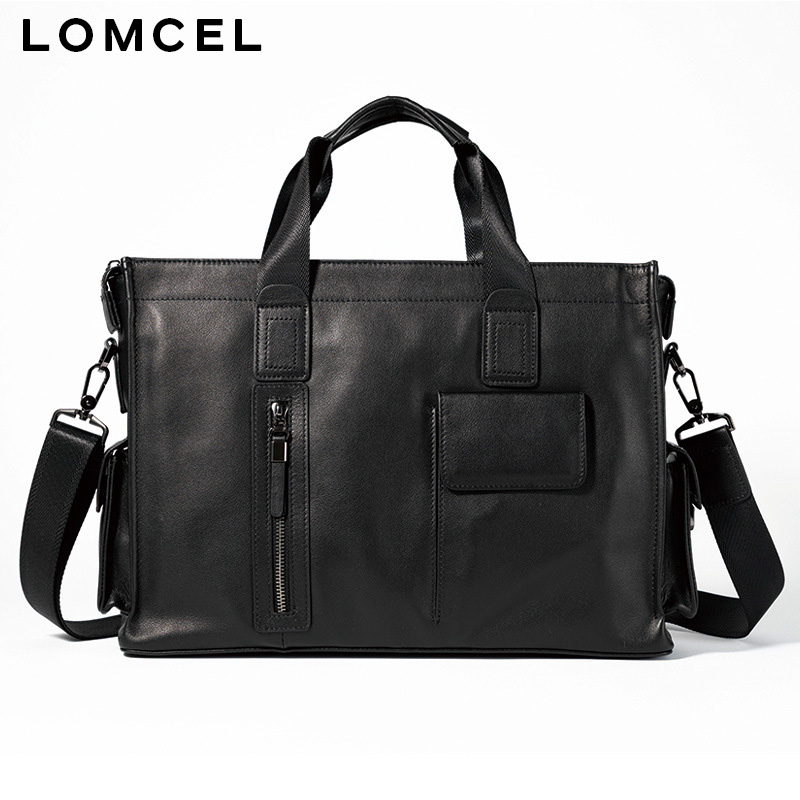 LOMCEL P116: bolso de mano mod - Leather Briefcase reseña y precio