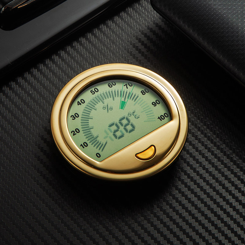 Mini higrómetro de cigarros, a - Premium Cigar Case reseña y precio