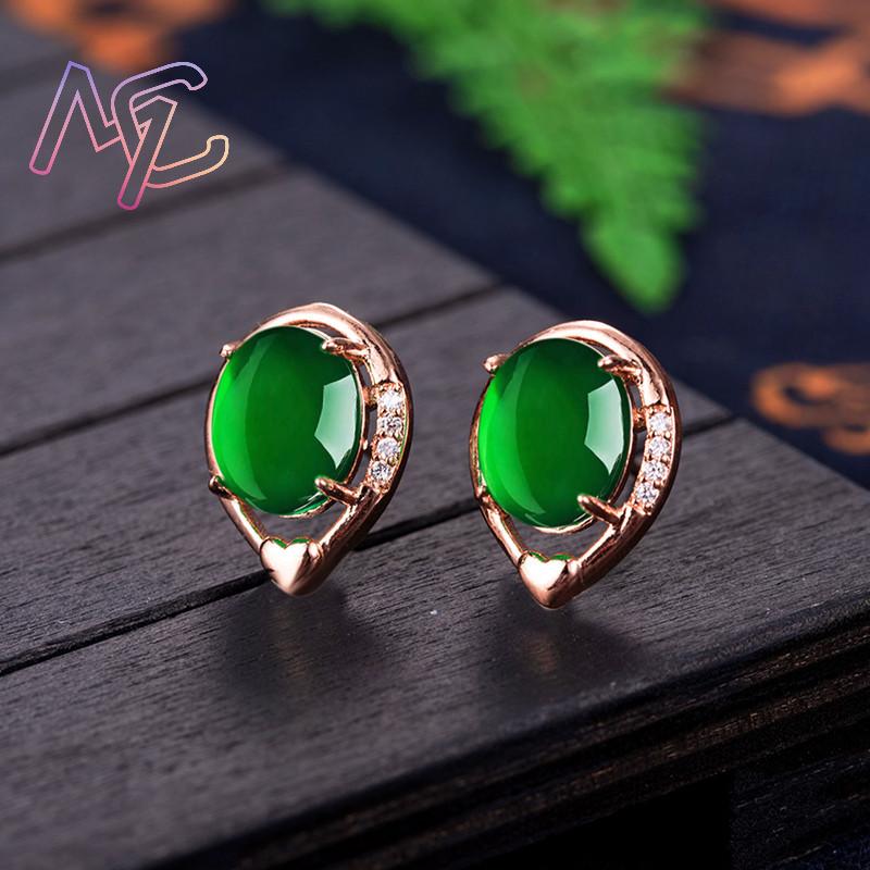 Pendientes de flor de Jade Nat - Gold Plated Jewelry reseña y precio