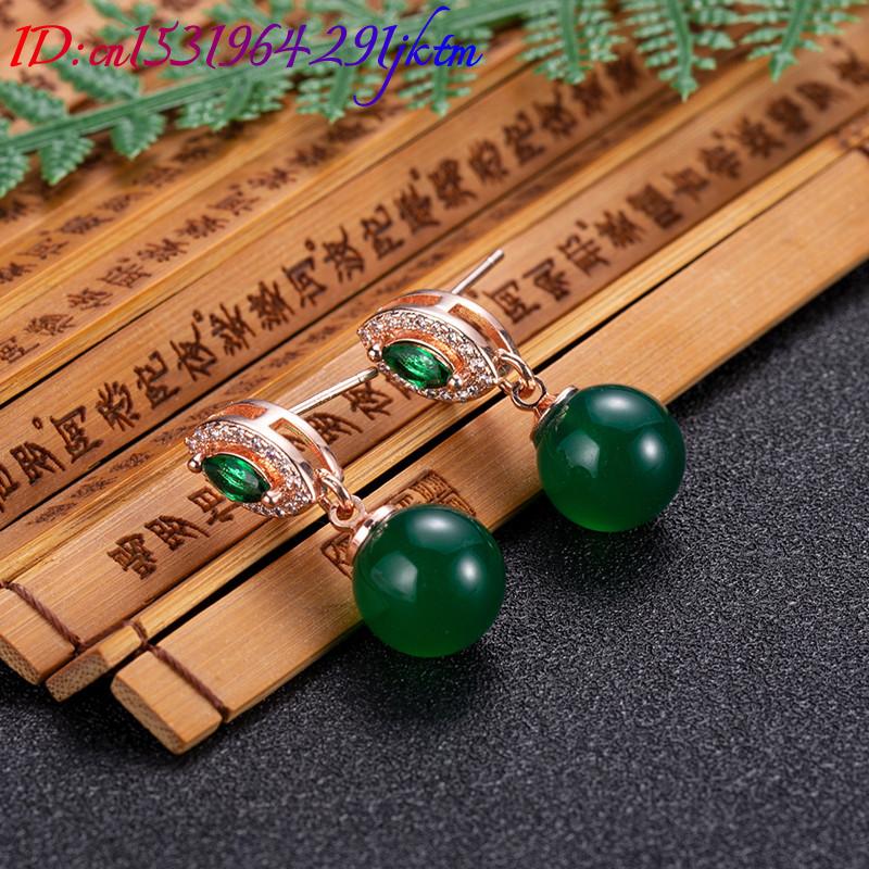 Pendientes de cuentas de Jade  - Gold Plated Jewelry reseña y precio